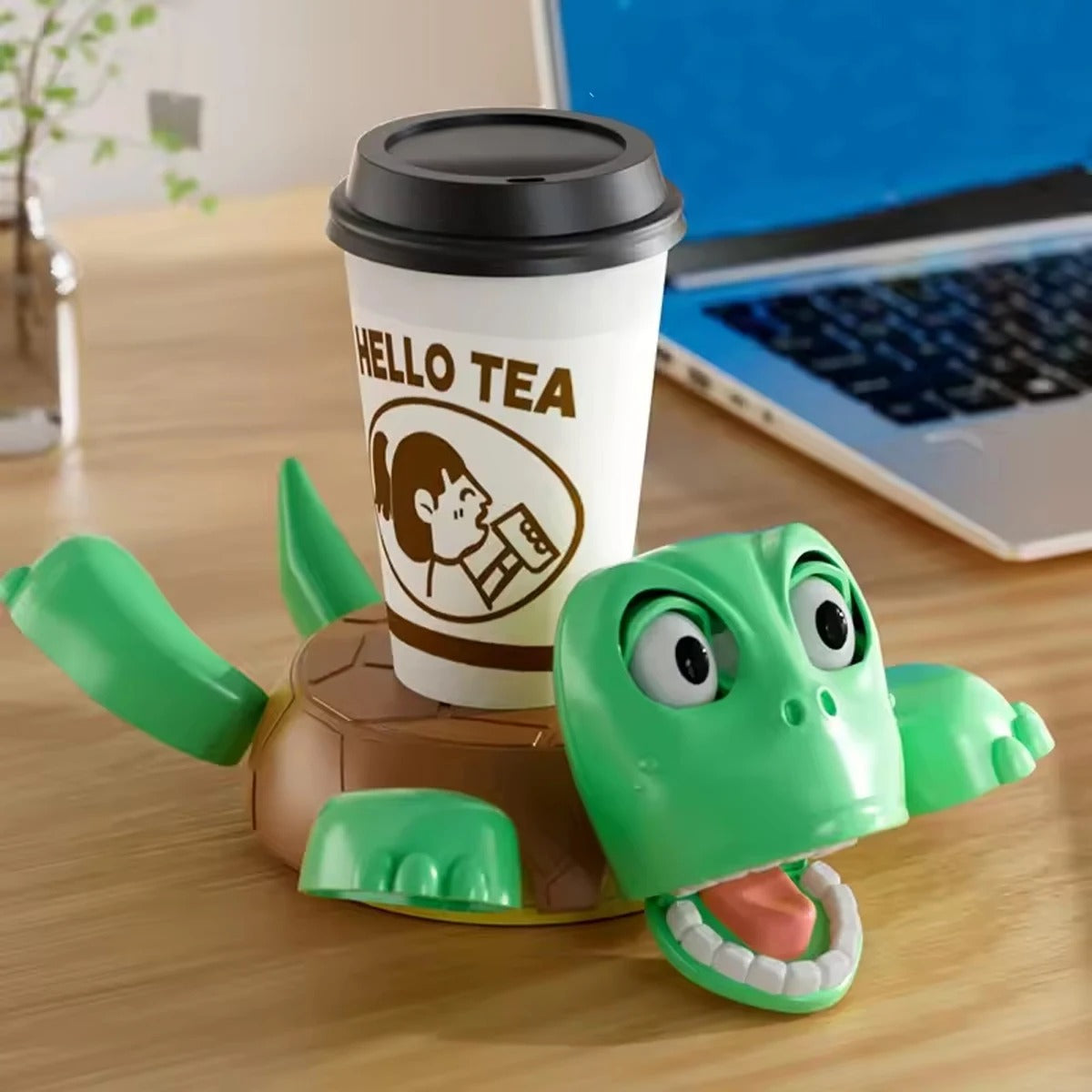 Panicked Turtle Cup Coaster