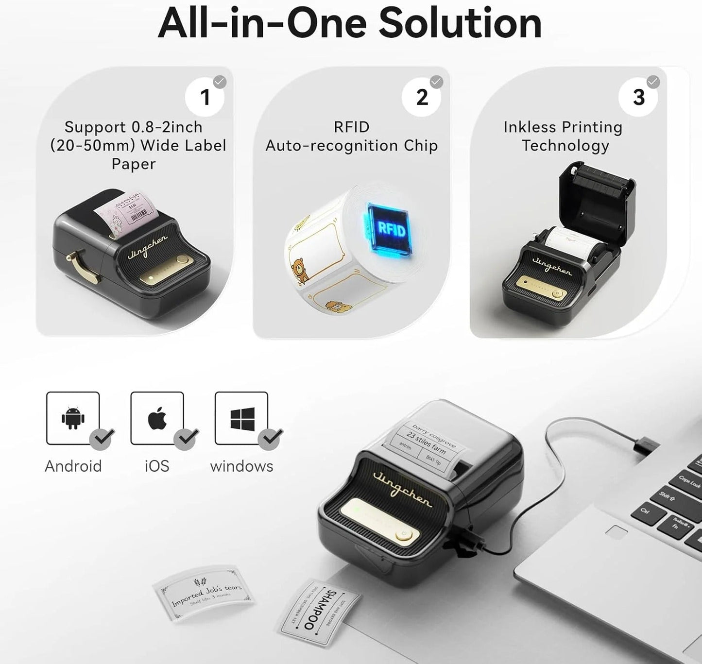 Mini Thermal Label Printer