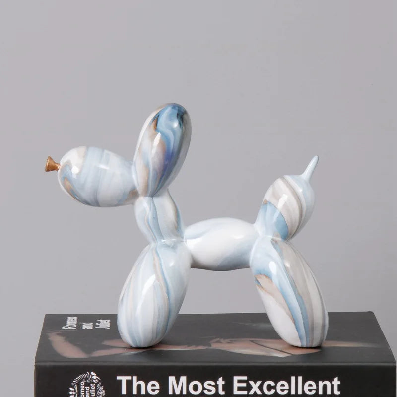 Exquisite Dog Figurine Sculpture