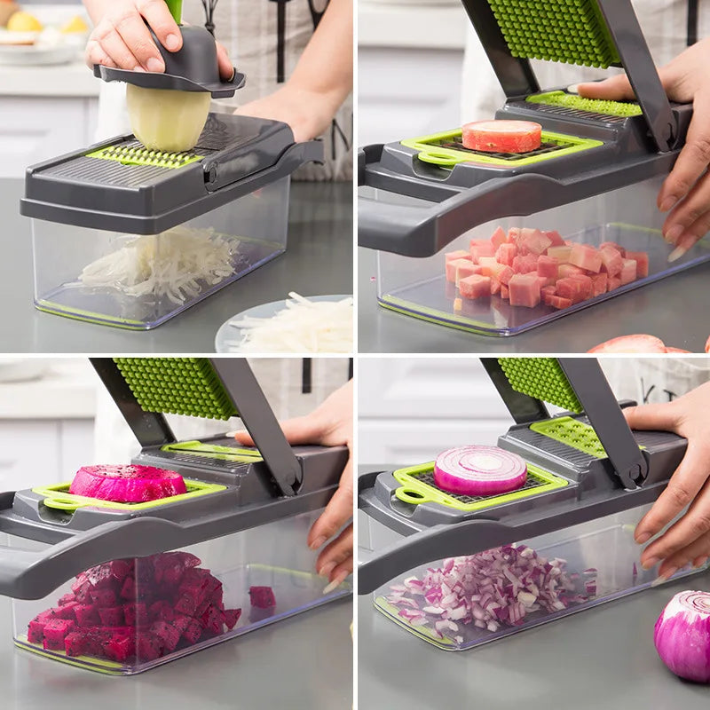 🥕 16-in-1 Vegetable Chopper