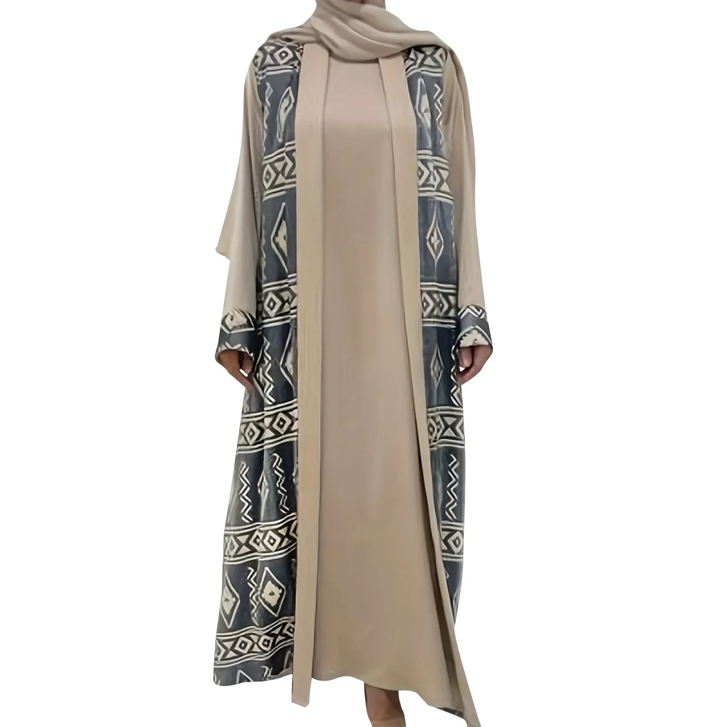 Elegant Floral Embroidered Abaya
