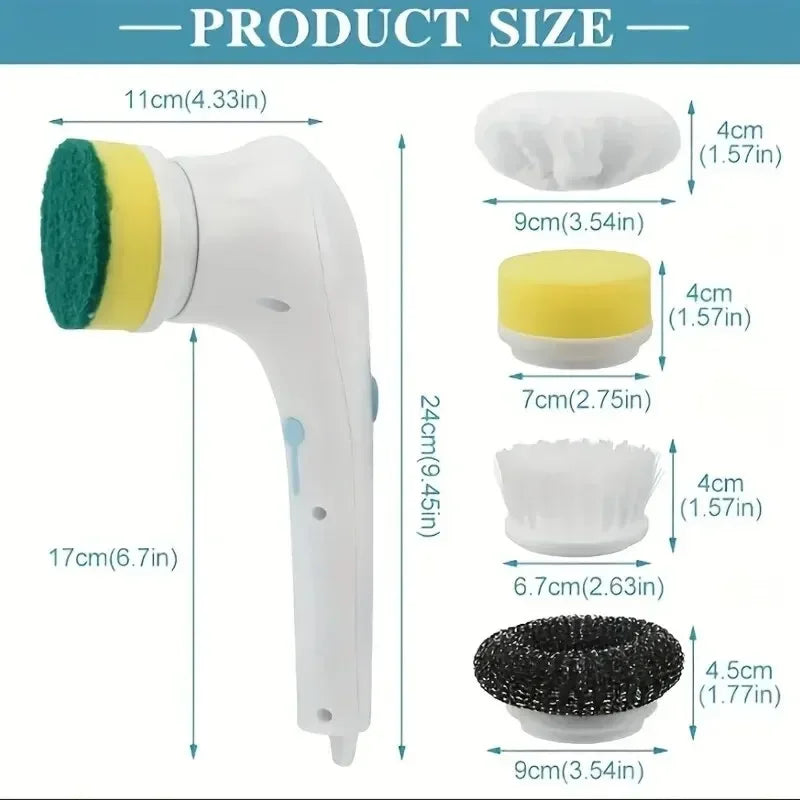 Five-in-One Cleaning Brush