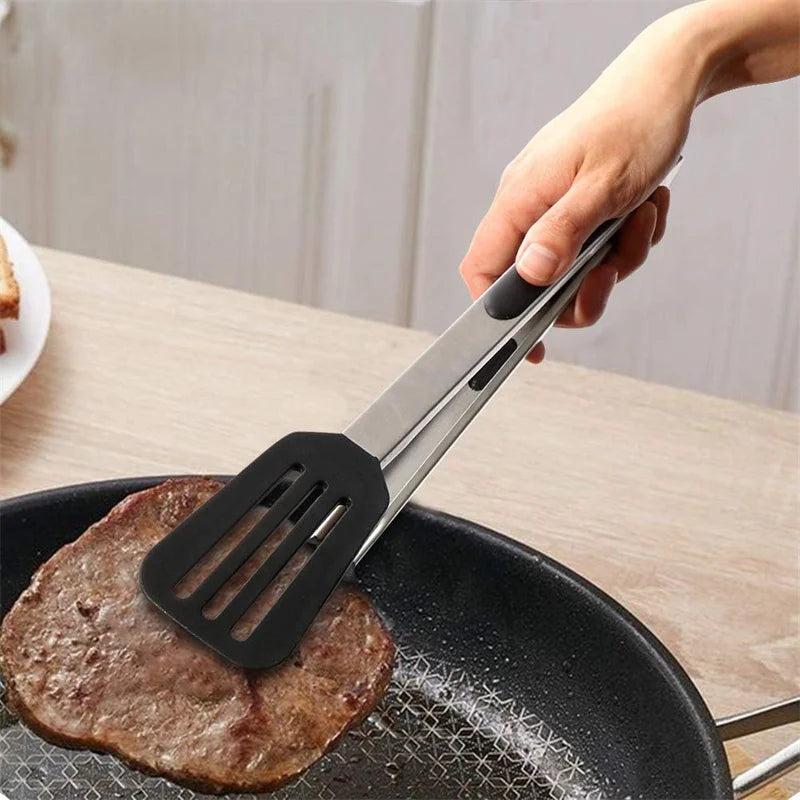 Silicone Kitchen Tongs Set