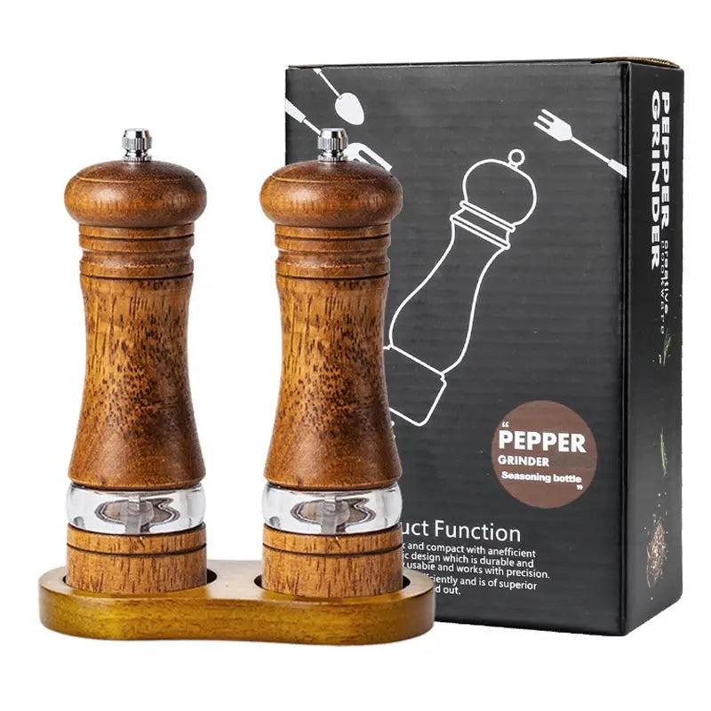 Solid Wood Pepper Grinder