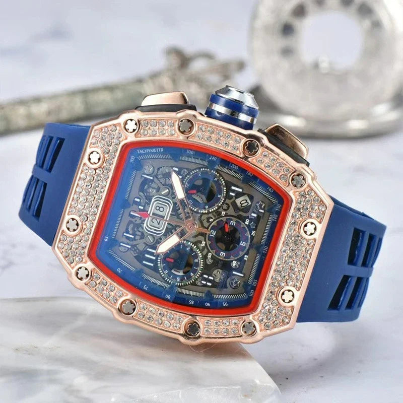 Multifunctional Barrel Quartz Watch