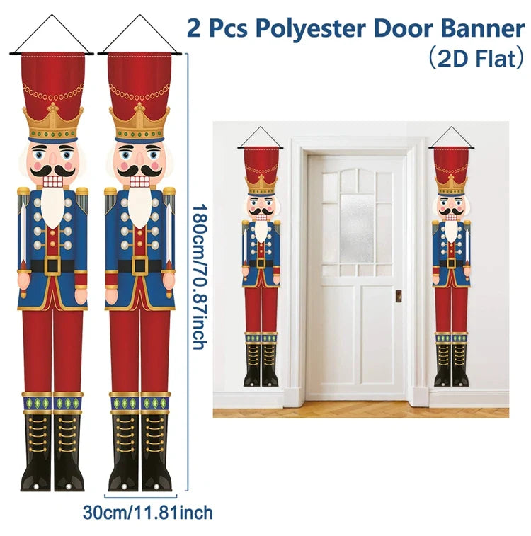 Christmas Nutcracker Door Banner