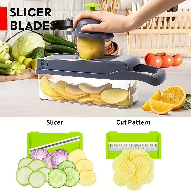 🥕 16-in-1 Vegetable Chopper