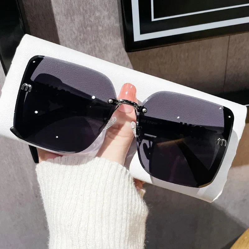 Luxury Rimless Women Sunglasses