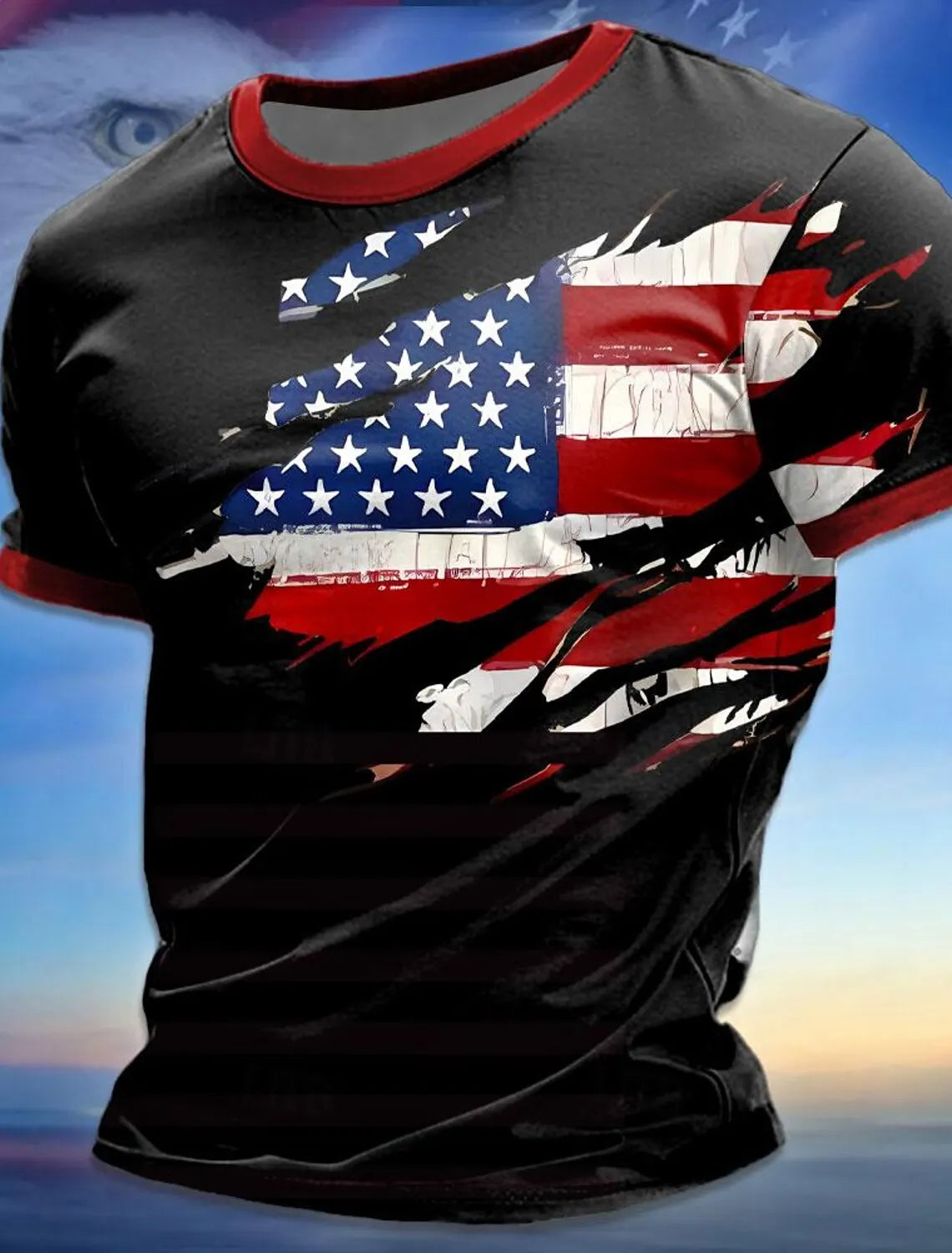 American Flag 3D Tee