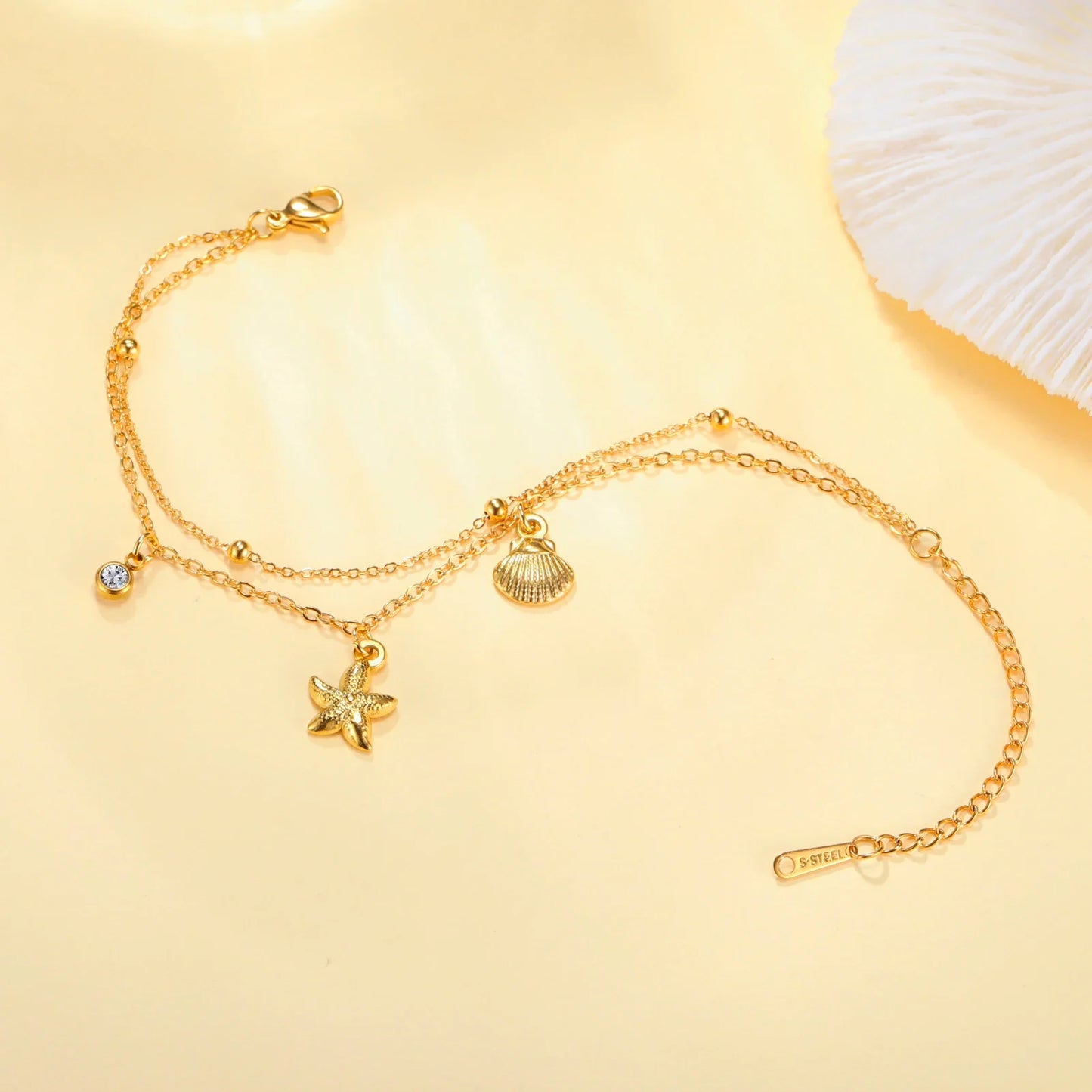 Gold Double Layer Bracelet