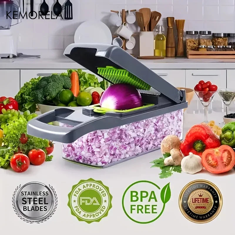 🥕 16-in-1 Vegetable Chopper