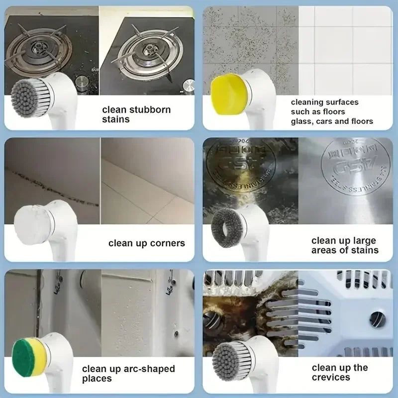 Five-in-One Cleaning Brush