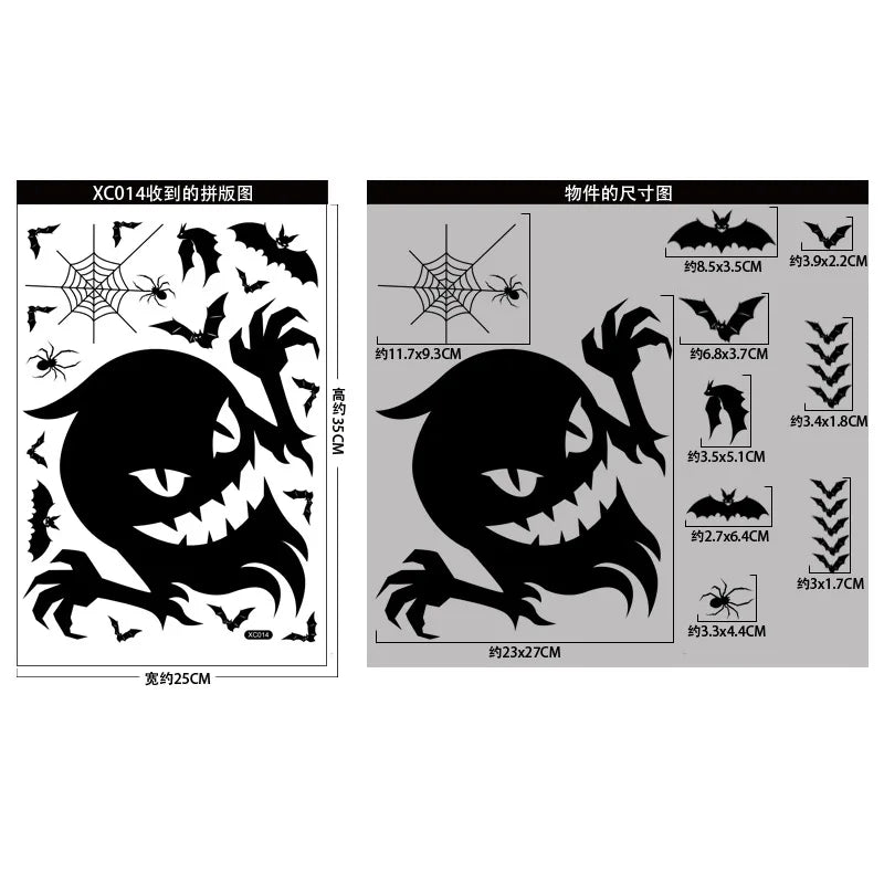 Halloween Skeleton Hand Stickers
