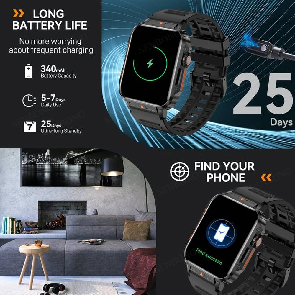 Men’s Bluetooth Sport Smartwatch