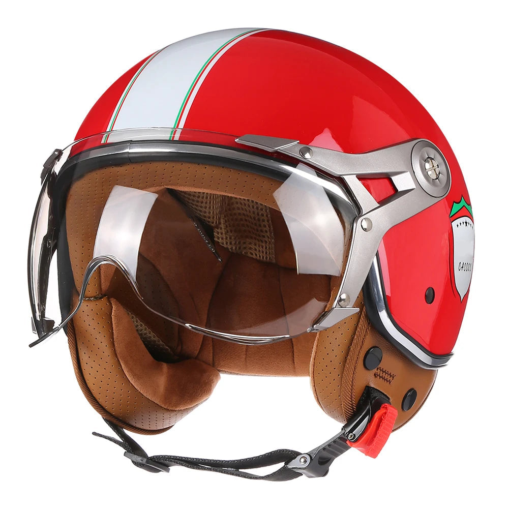 Retro Open Face Helmet