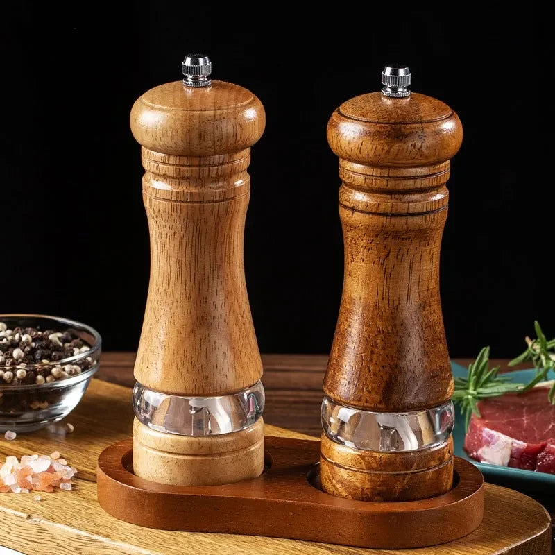 Solid Wood Pepper Grinder