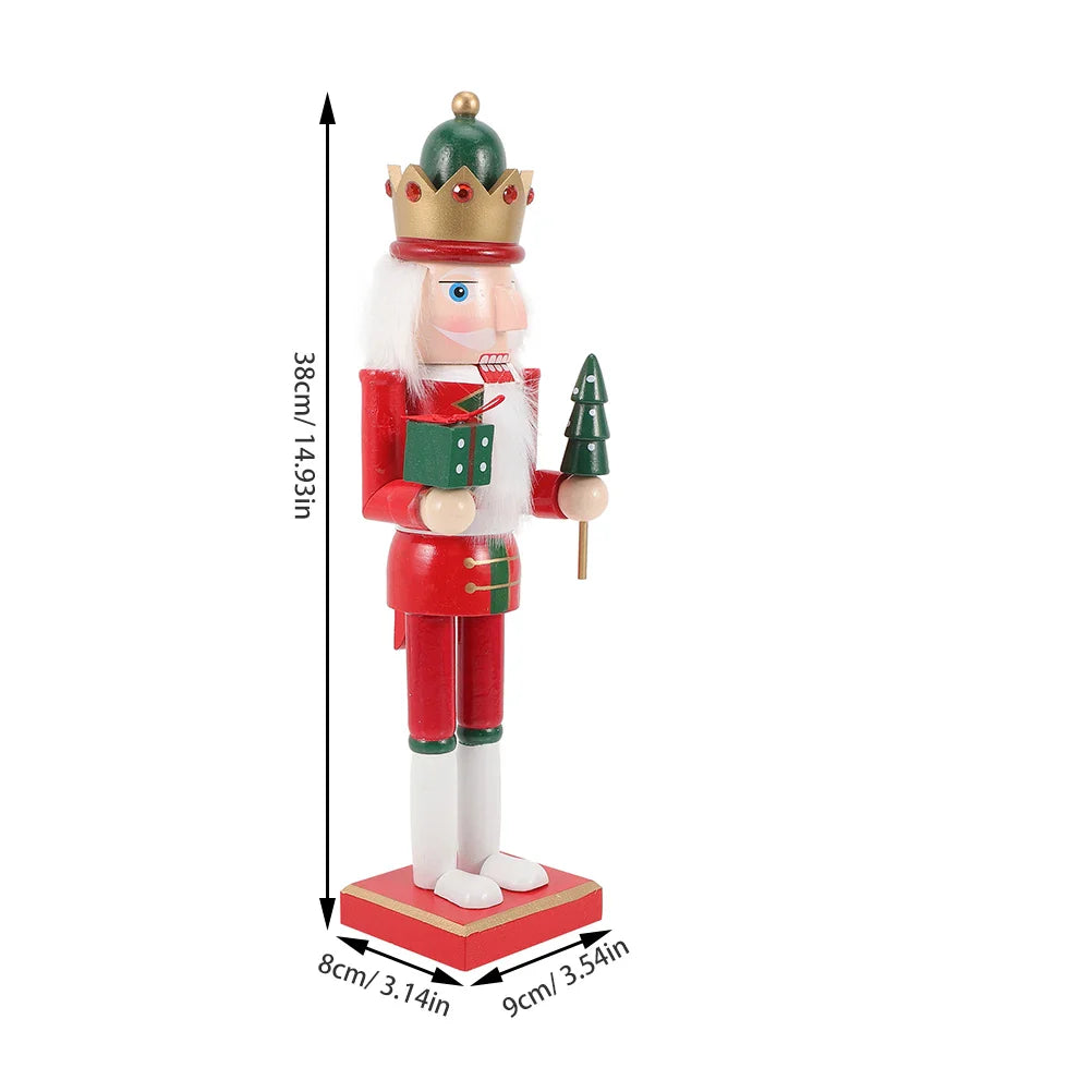 Christmas Nutcracker Soldier Ornament – Traditional Wooden Figurine
