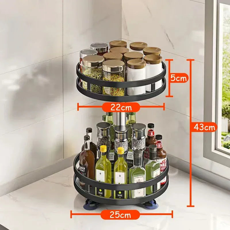 Rotating Kitchen Spice Organizer