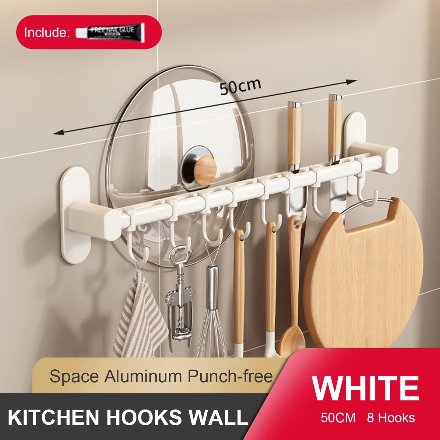 Wall Mounted Kitchen Rack