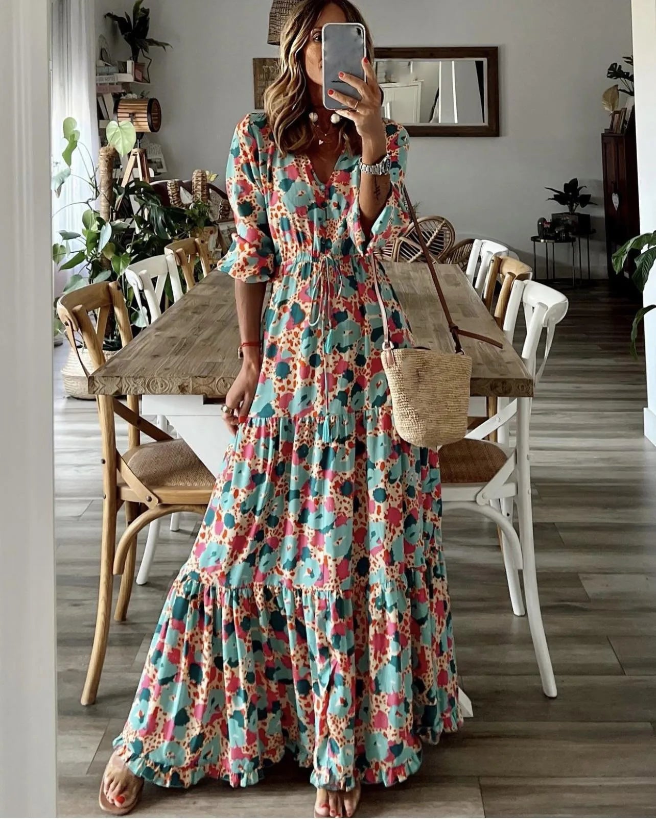 Summer Boho Casual Dress