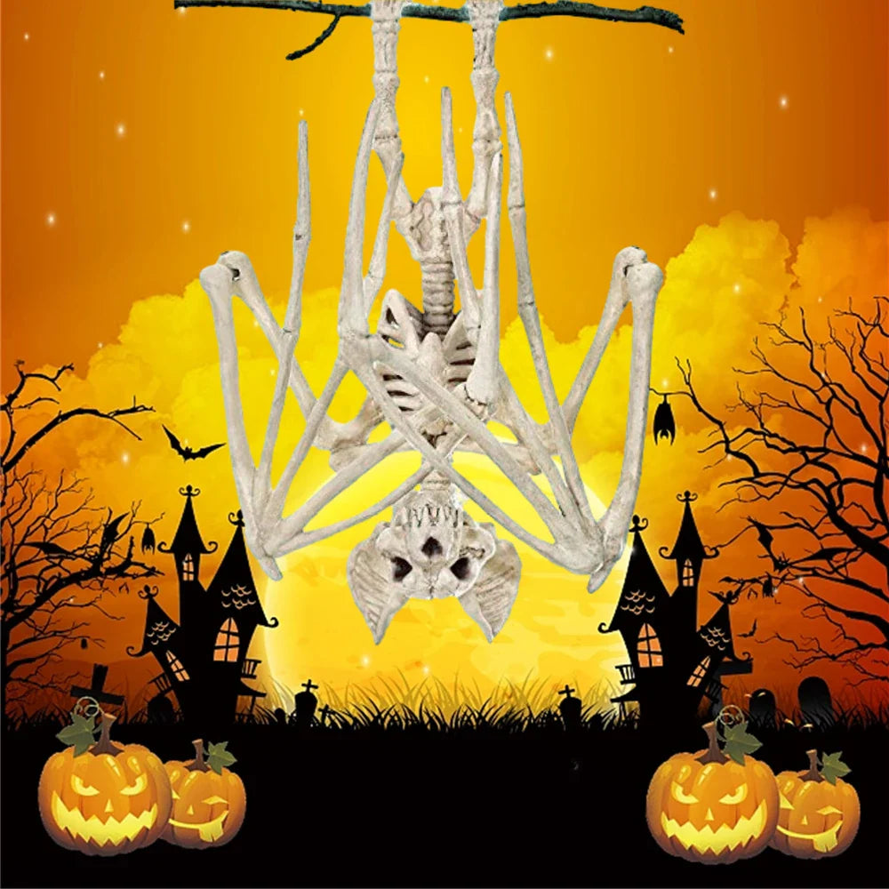Halloween Hanging Bats Skeleton