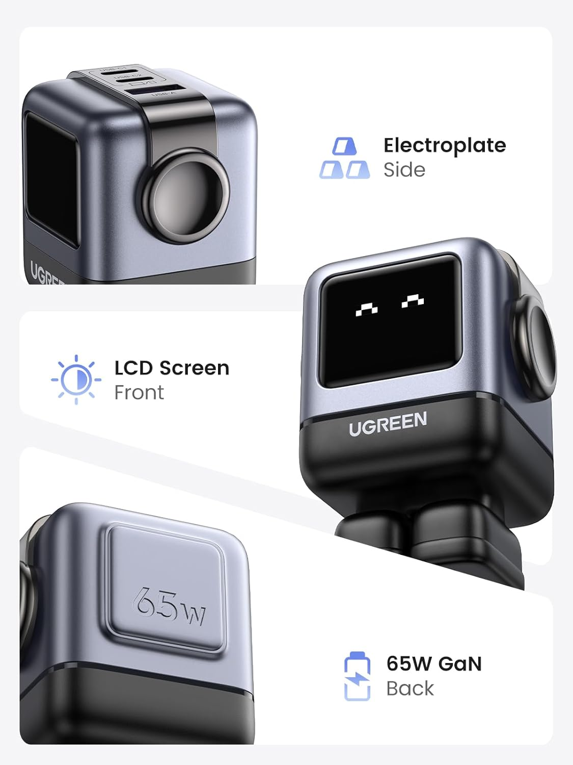 65W Little Robot Multi-Device Charger