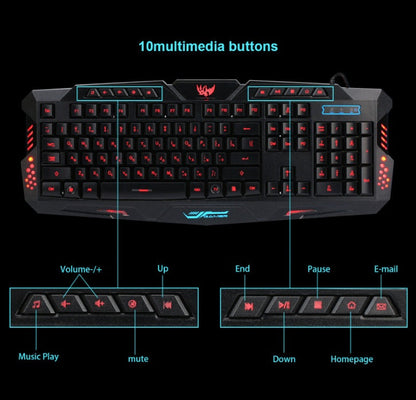 Wired RGB Gaming Keyboard Set
