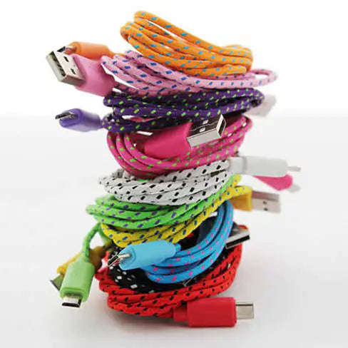 MICRO USB 10ft Braided Nylon Super Strong