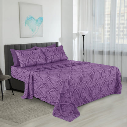 Lux Decor 6-Piece Paisley Sheet Set