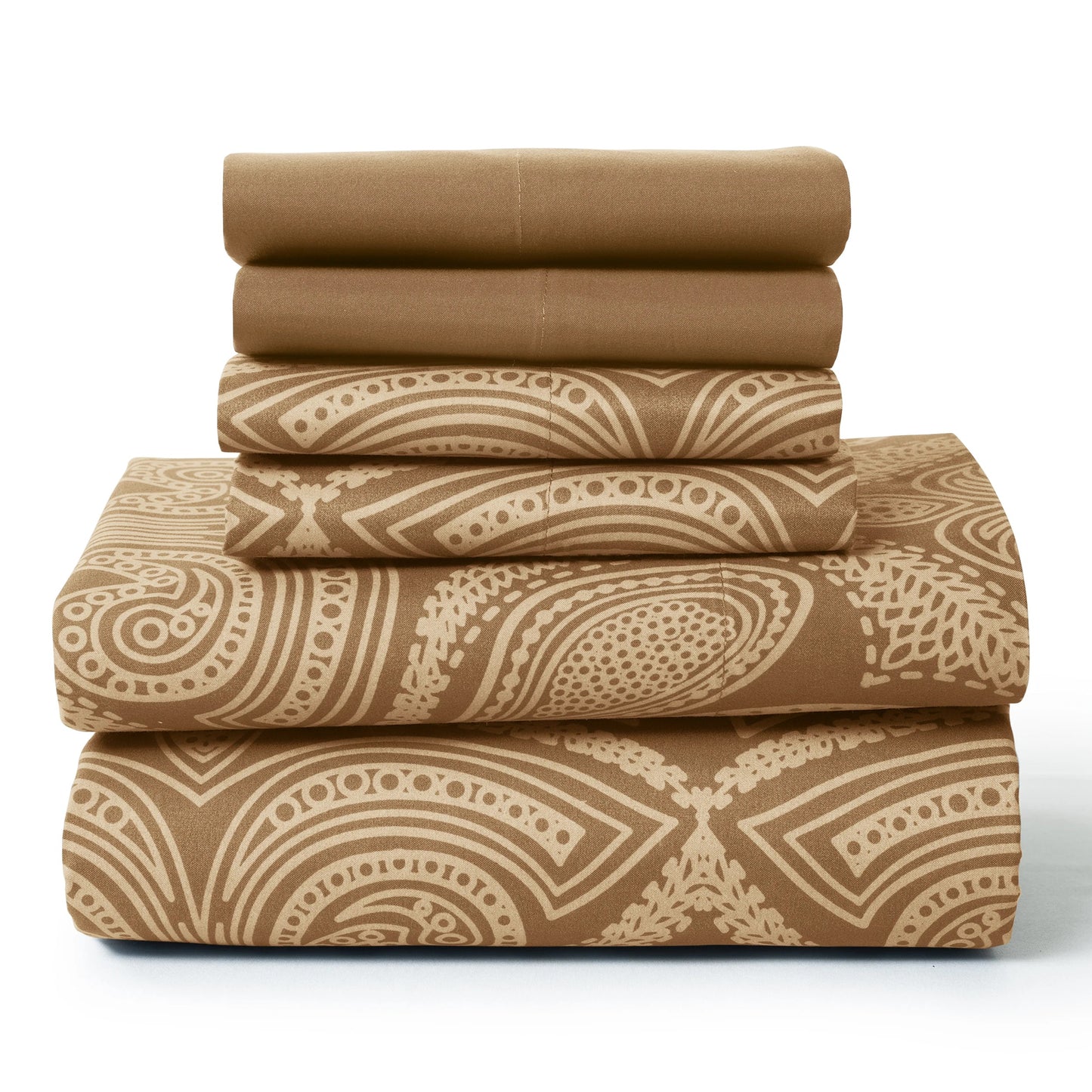 Lux Decor 6-Piece Paisley Sheet Set