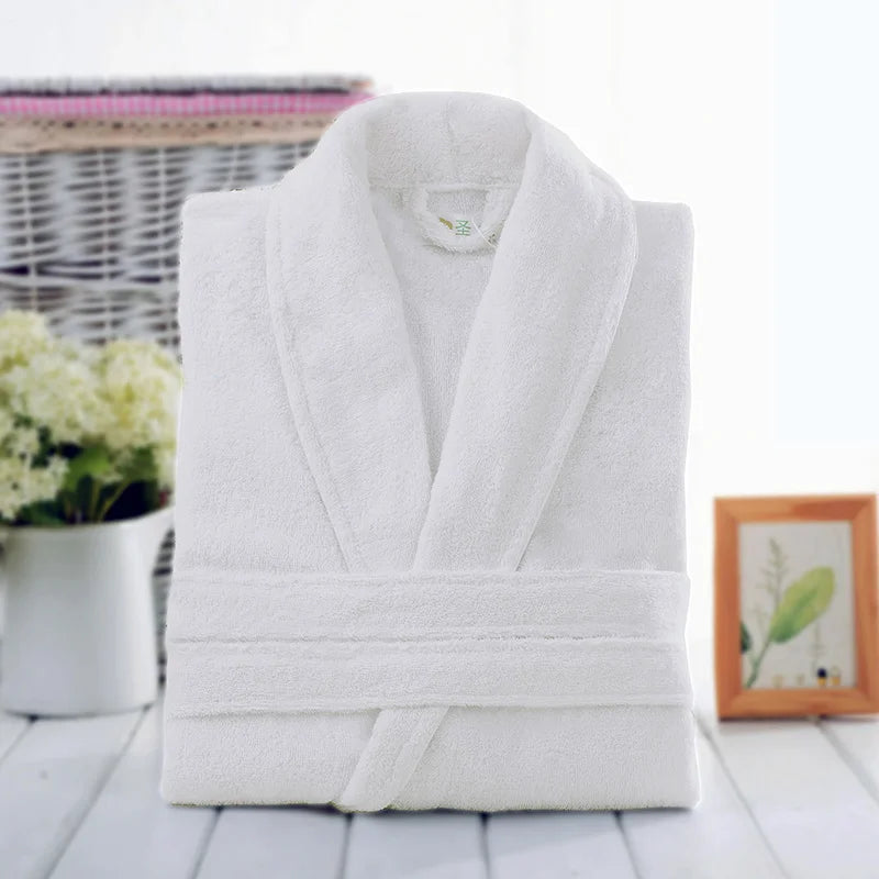 Casual Unisex Terry Bathrobe