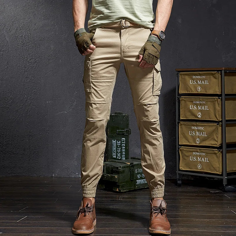 Slim Camouflage Cargo Pants