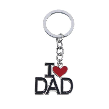 MOM DAD Love Keychain