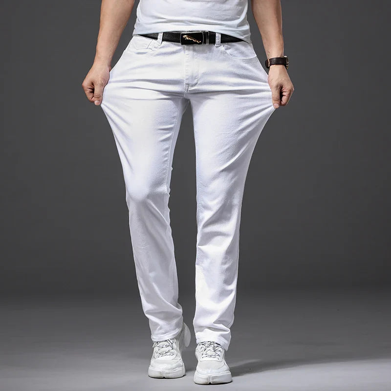 Fashionable White Men’s Pants