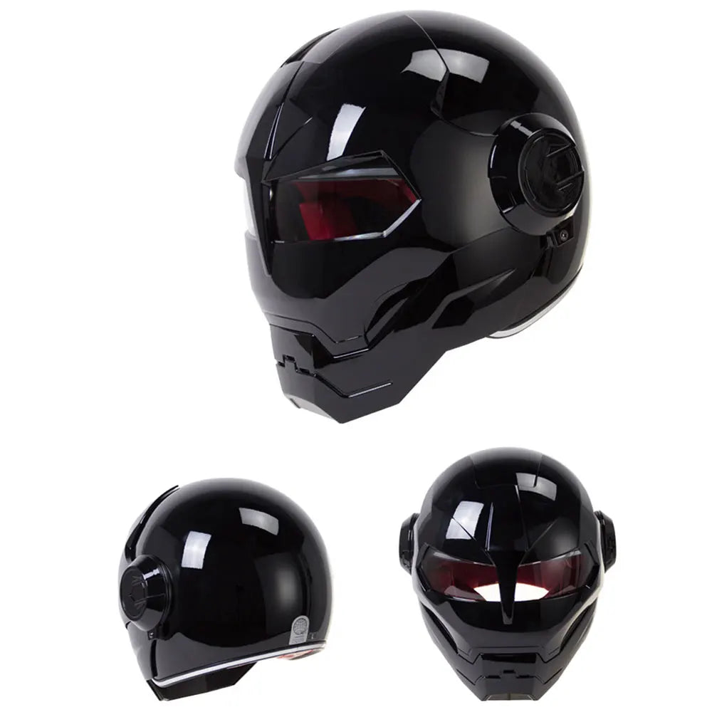 HEROBIKER Vintage Full Face Motorcycle Helmet
