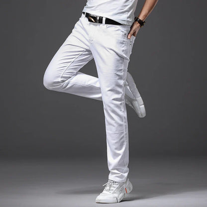 Fashionable White Men’s Pants