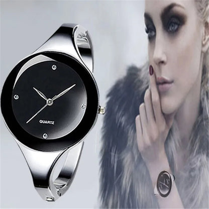 Women Quartz Bangle Watch