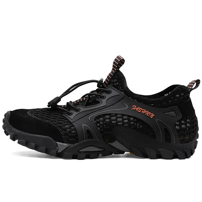 Patchwork Mesh Men Sneakers