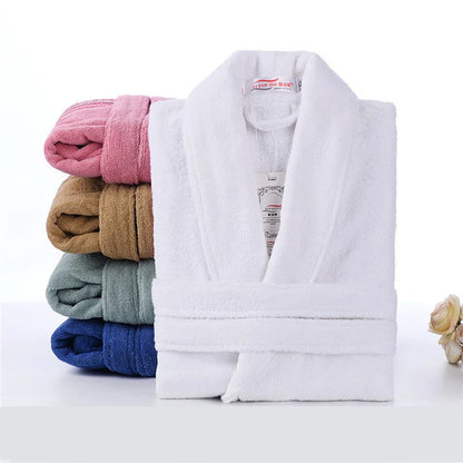 Casual Unisex Terry Bathrobe