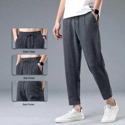 Men's Linen Jogger Pants