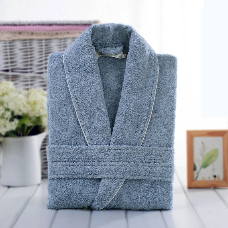 Casual Unisex Terry Bathrobe