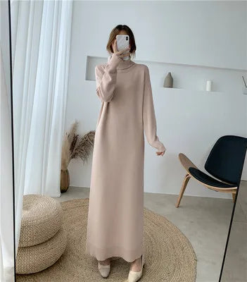 Extra Long Sweater Dress