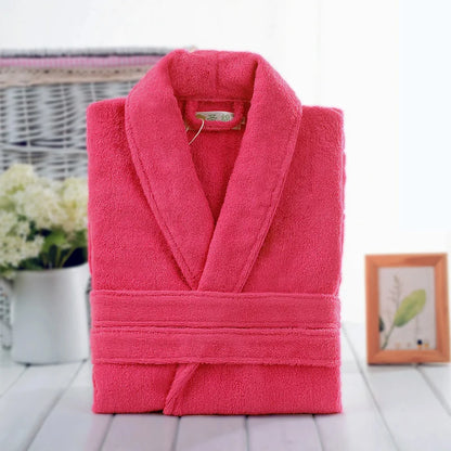 Casual Unisex Terry Bathrobe