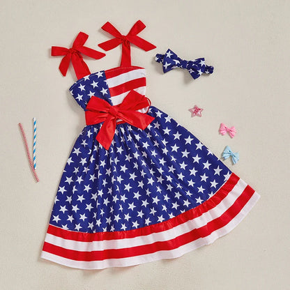 American Flag Ruffle Outfit