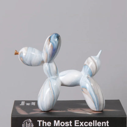 Exquisite Dog Figurine Sculpture
