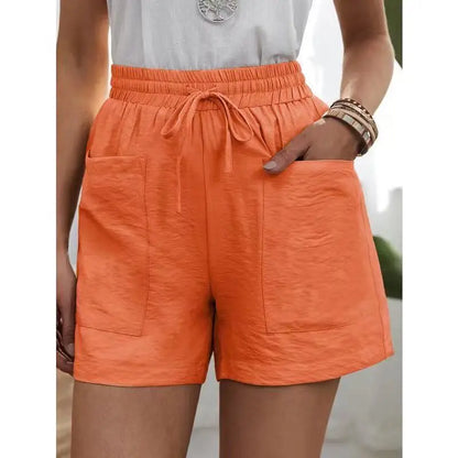 Women Linen Summer Sweatshorts