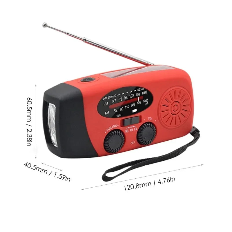 Hand Crank Emergency Radio with Power Bank