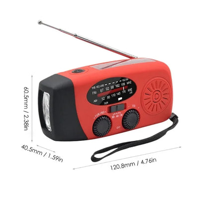 Hand Crank Emergency Radio with Power Bank