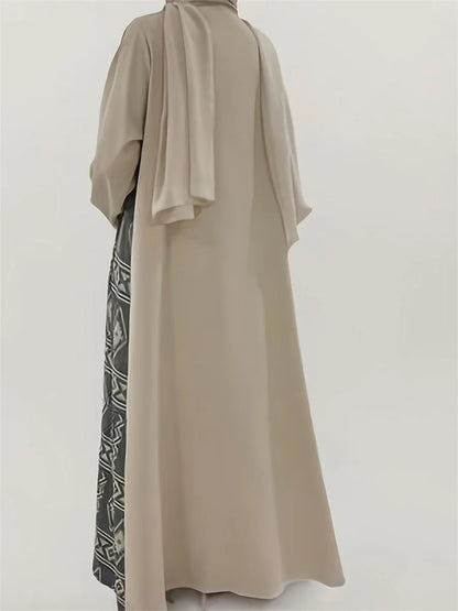 Elegant Floral Embroidered Abaya