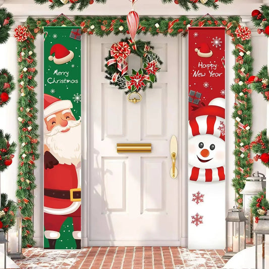 Christmas Hanging Door Banner